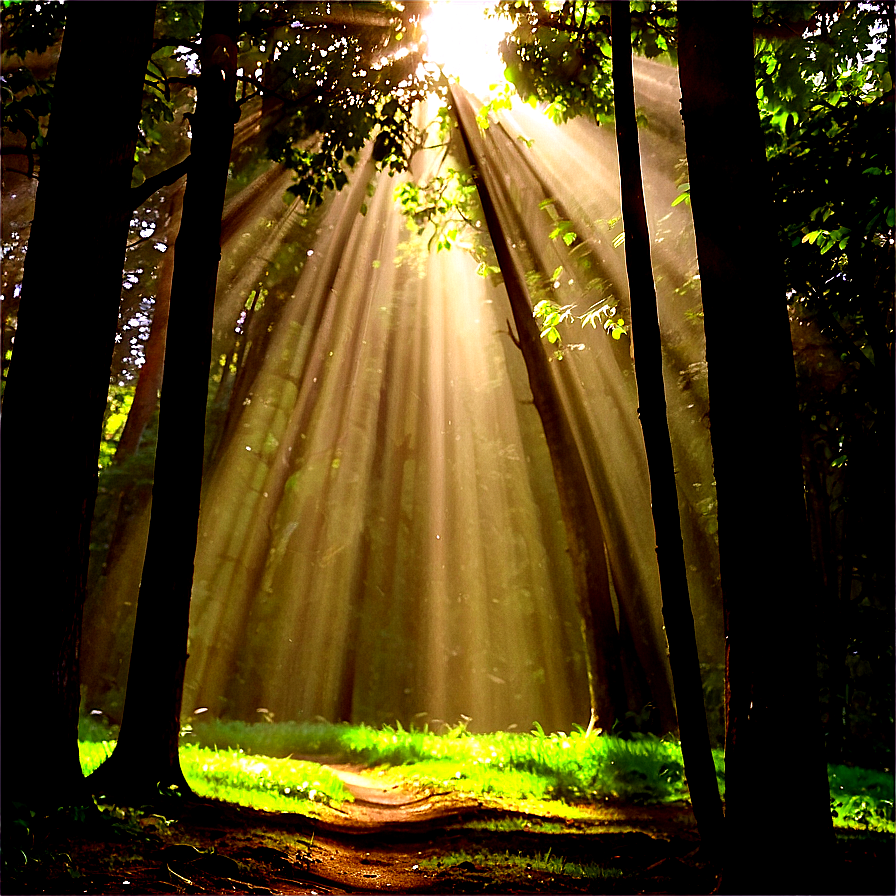 Sun Rays In Morning Png 77 PNG image