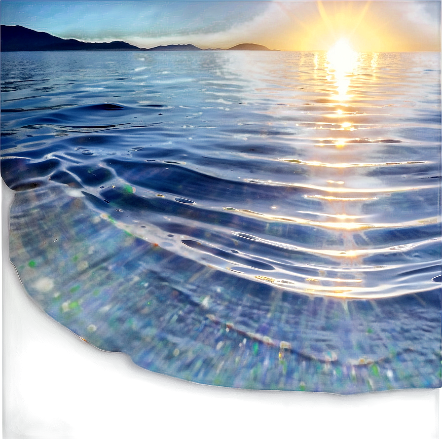 Sun Rays On Water Png Lhq3 PNG image