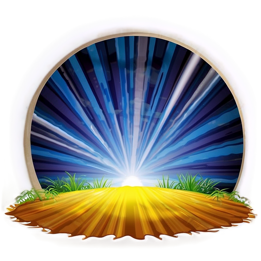 Sun Rays Scene Png Jhr PNG image