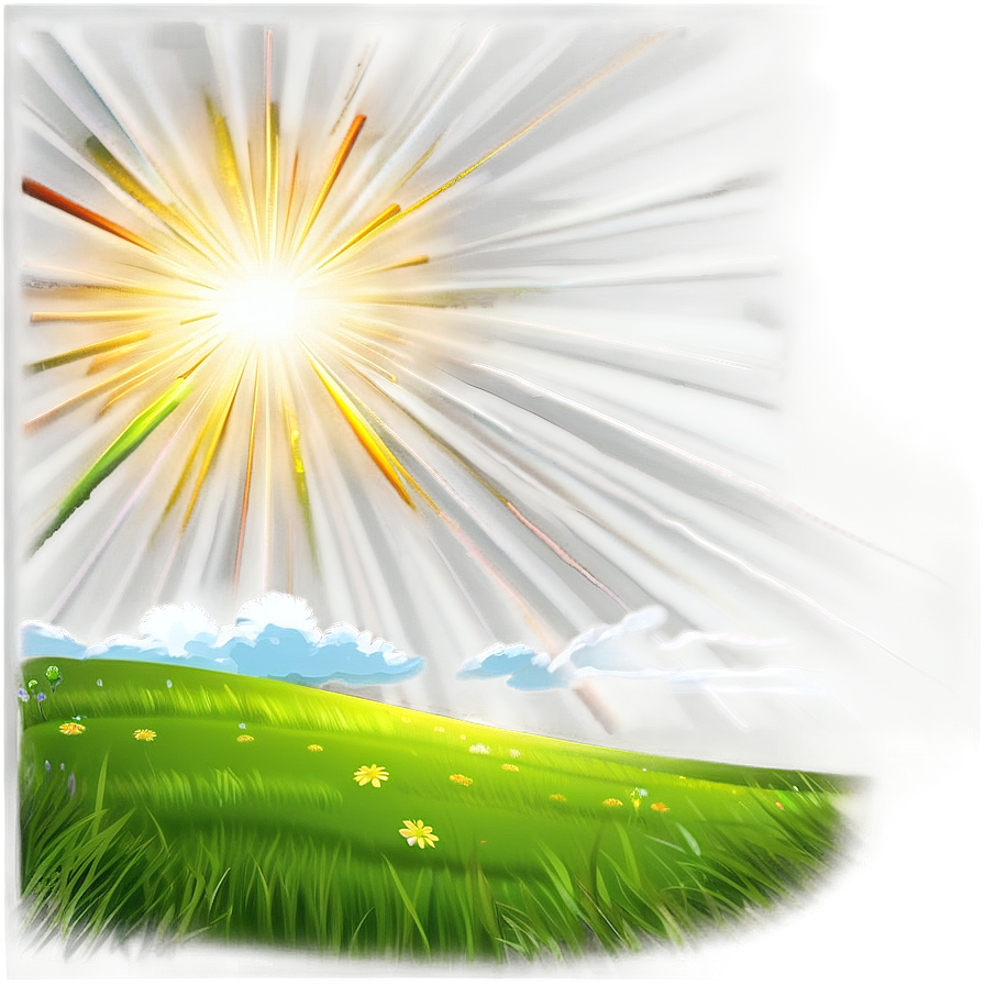 Sun Rays Scene Png Lyb89 PNG image