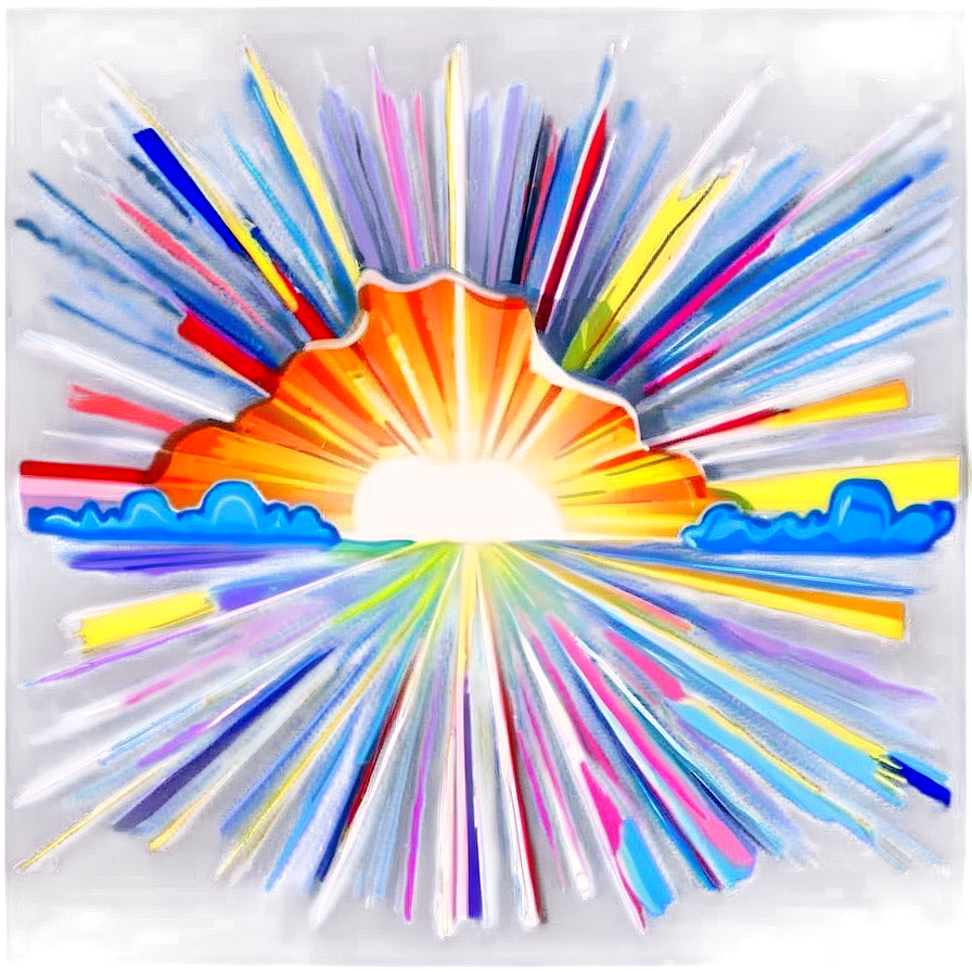 Sun Rays Scene Png Xdx21 PNG image