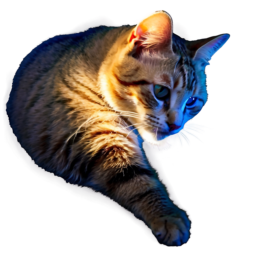 Sunbathing Cat Meme Png 91 PNG image