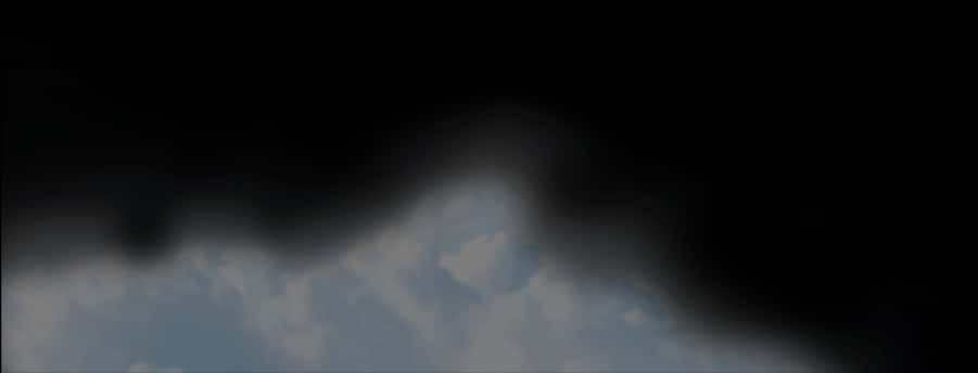 Sunbeam Through Clouds PNG image