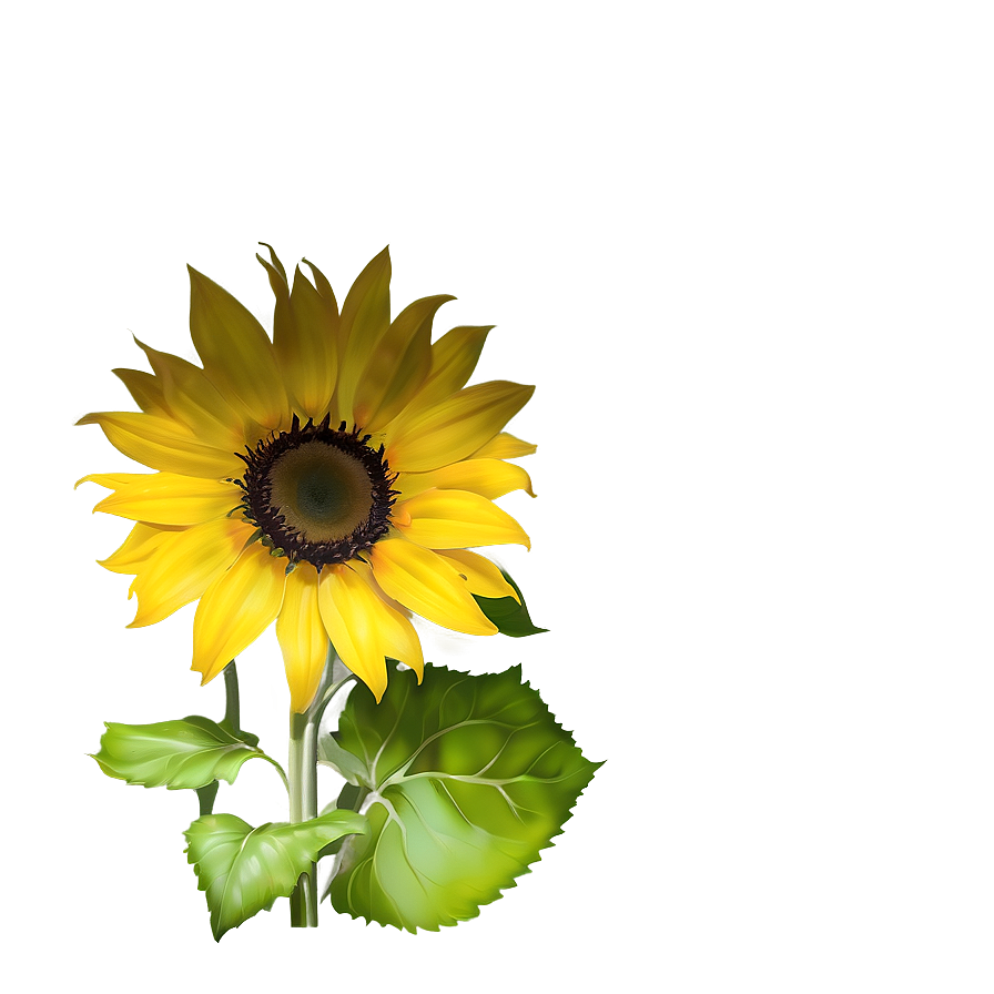 Sunflower Art Transparent Png 60 PNG image