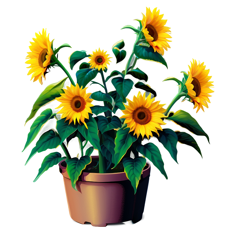 Sunflower Bush Png Mfc93 PNG image