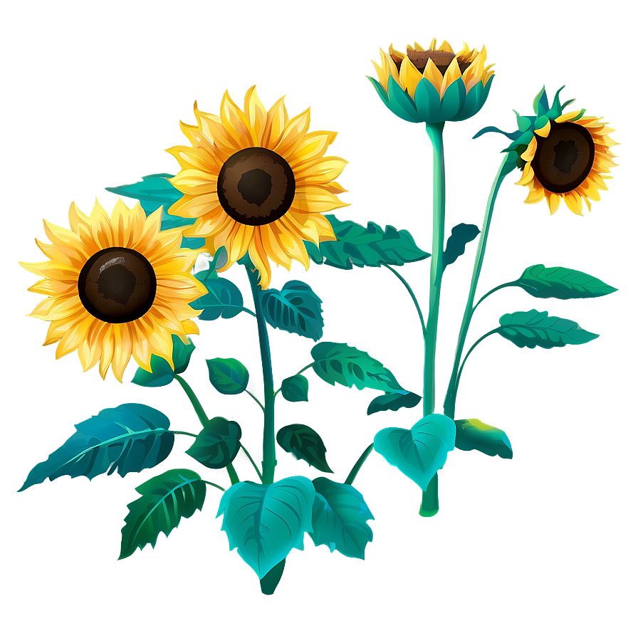 Sunflower Clipart Collection Png 32 PNG image