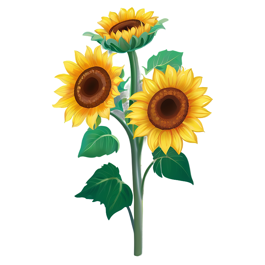 Sunflower Clipart Collection Png 40 PNG image