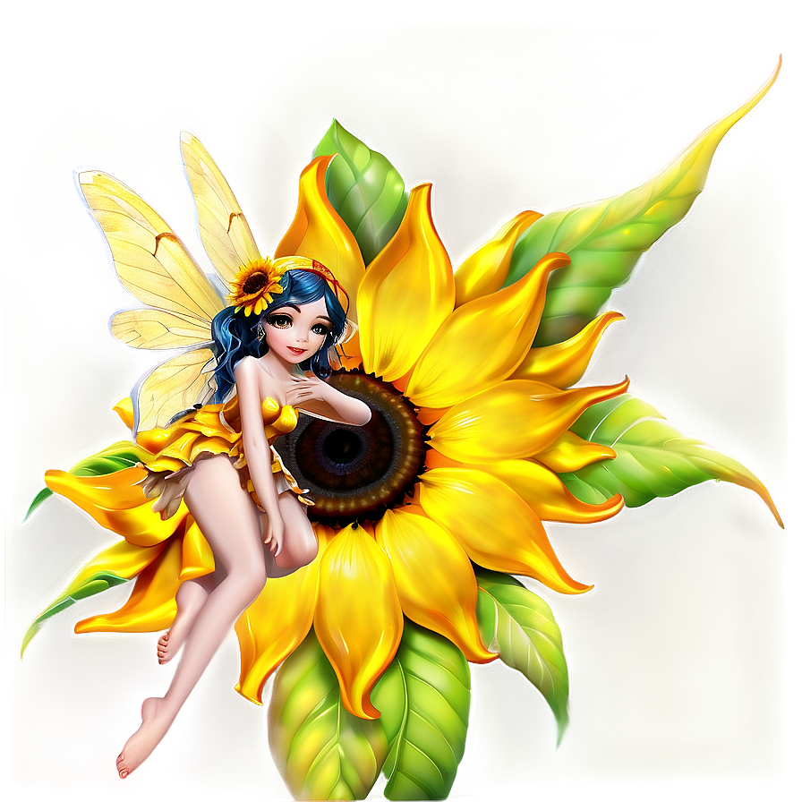 Sunflower Fairy Png Ylp46 PNG image