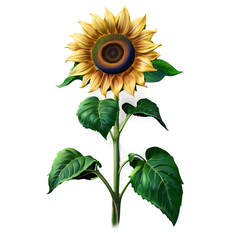 Sunflower Pattern Seamless Png 05252024 PNG image