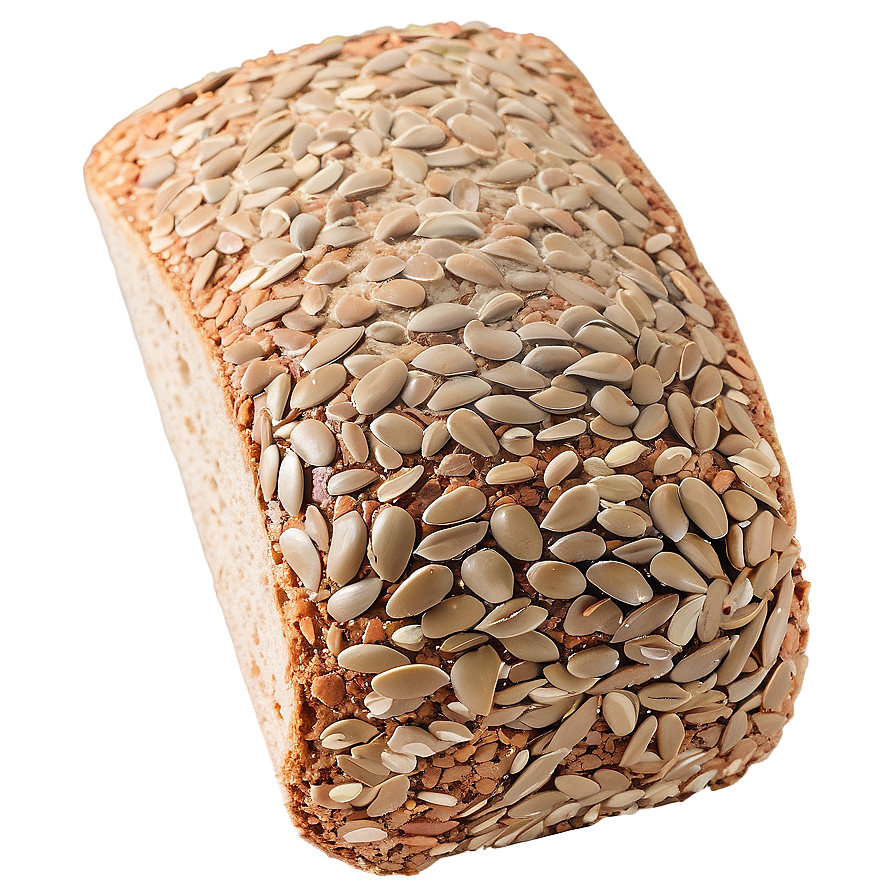 Sunflower Seed Bread Slice Png Wje79 PNG image