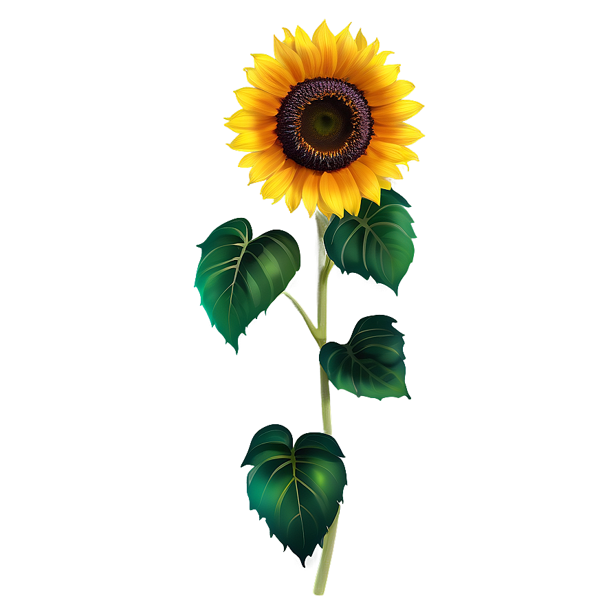 Sunflower Transparent Decoration Png 17 PNG image