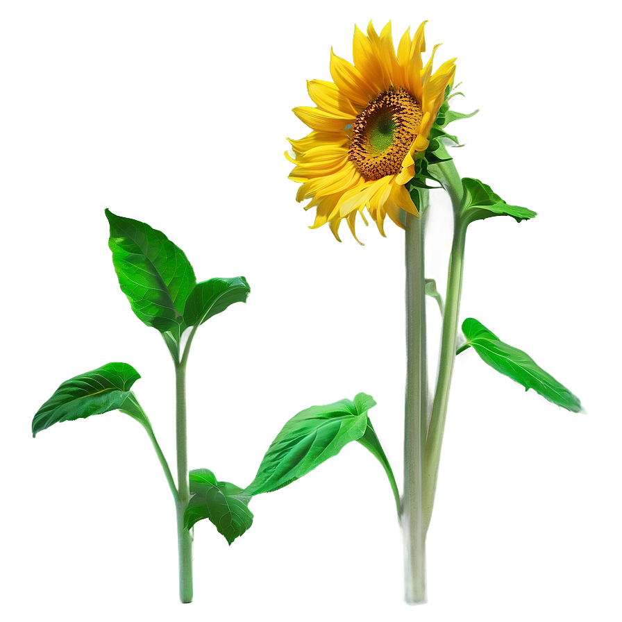 Sunflower Transparent Overlay Png Njn PNG image