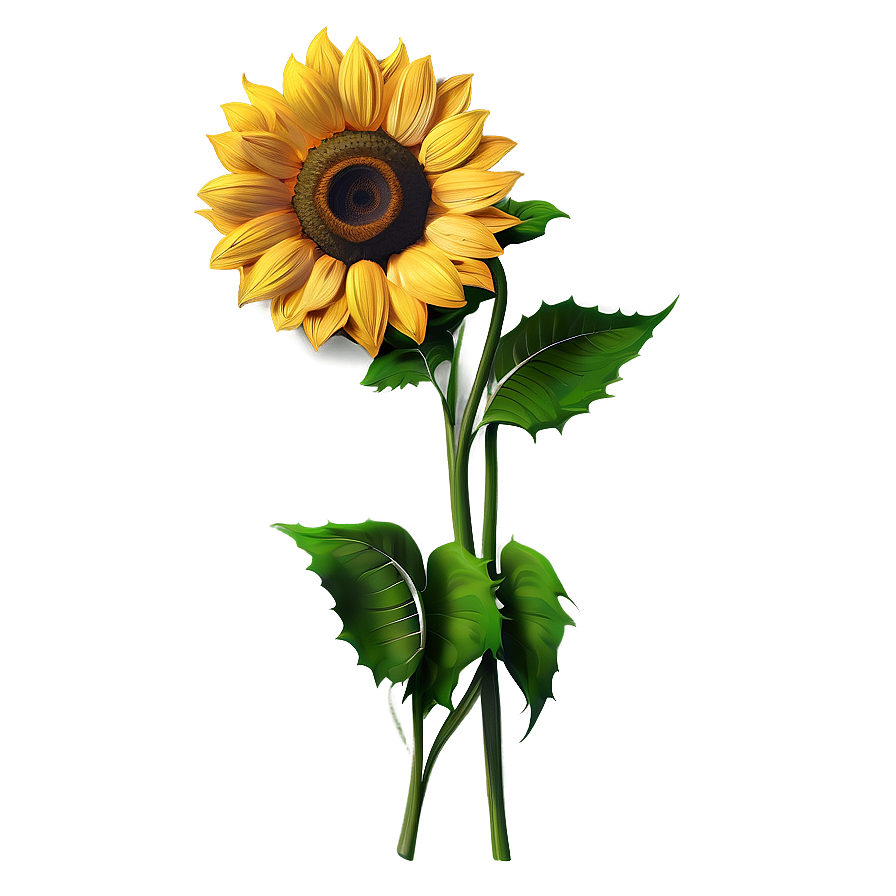 Sunflower Wall Art Png 05252024 PNG image