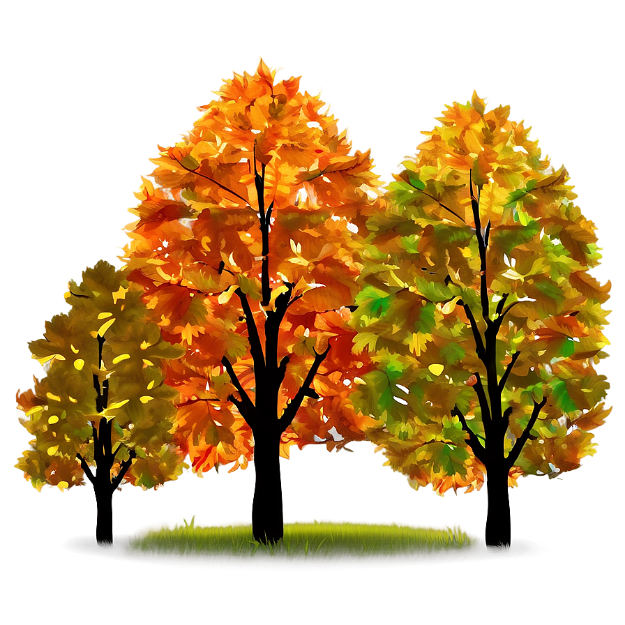 Sunlight Through Fall Trees Png 77 PNG image