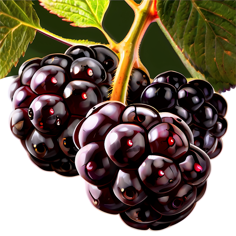 Sunlit Blackberry Png 05232024 PNG image