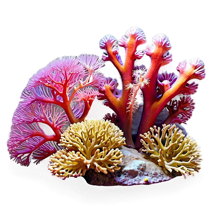 Sunlit Coral Reef Png Bmo PNG image