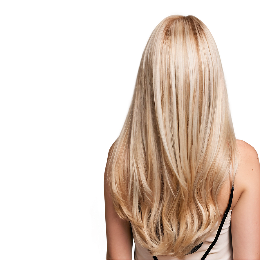 Sunny Blond Hair Highlights Png 29 PNG image