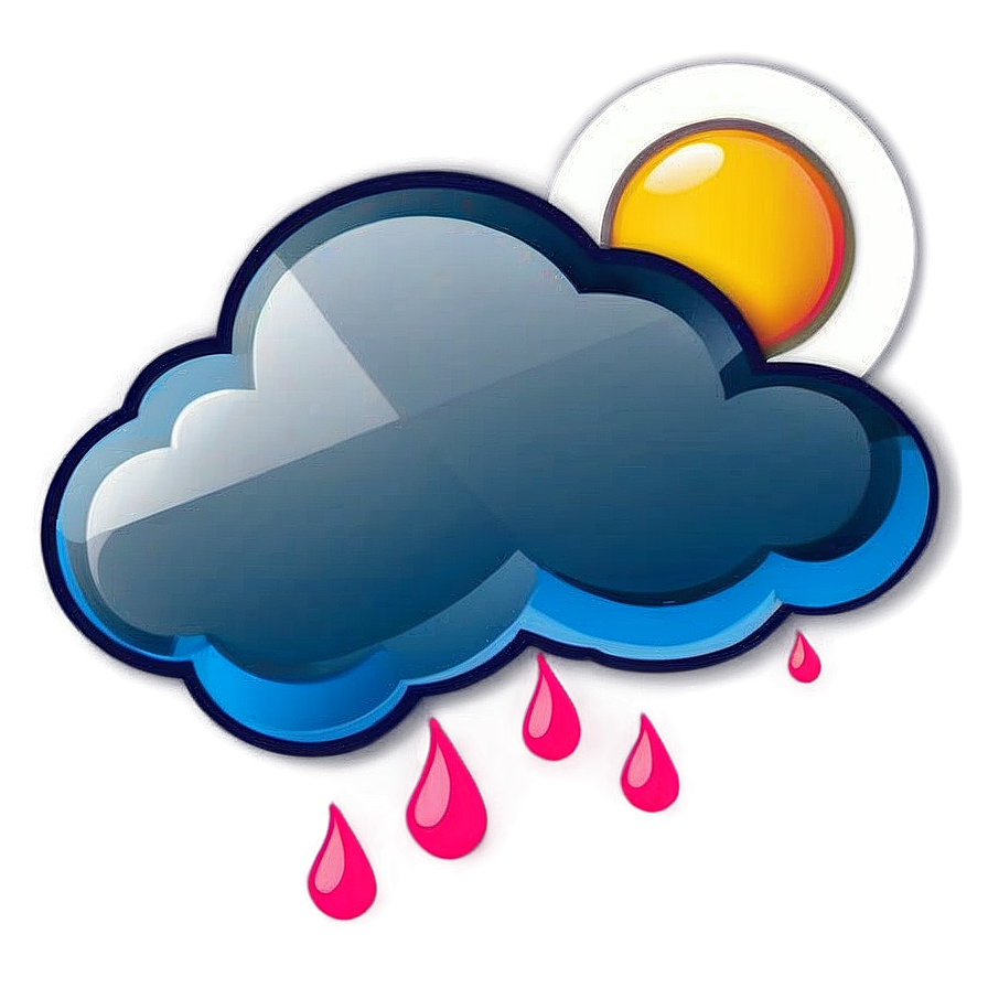 Sunny Cloud Vector Icon Png Fwj72 PNG image