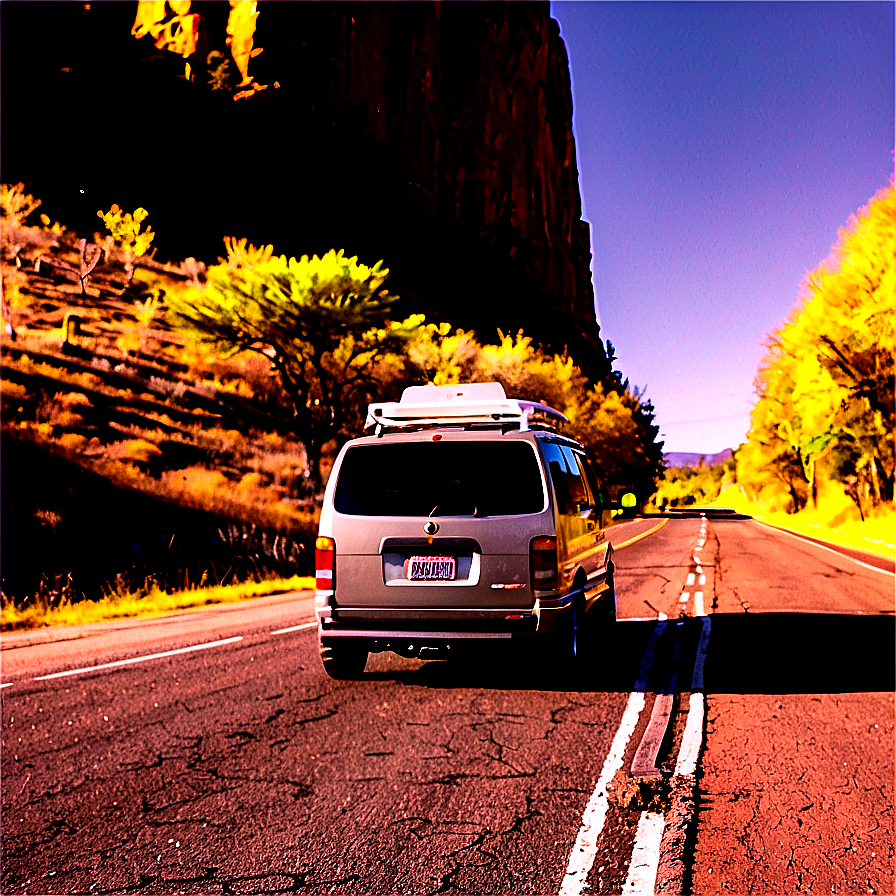 Sunny Road Trip Png Ugj PNG image