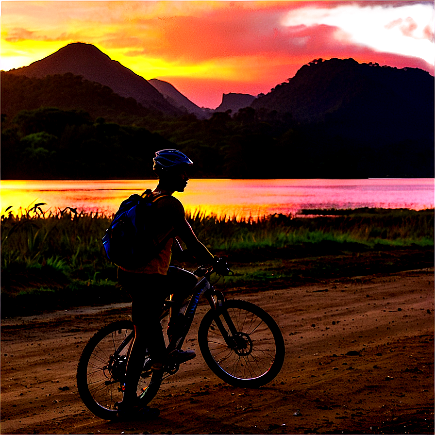 Sunrise Biking Excursion Png Ucg PNG image