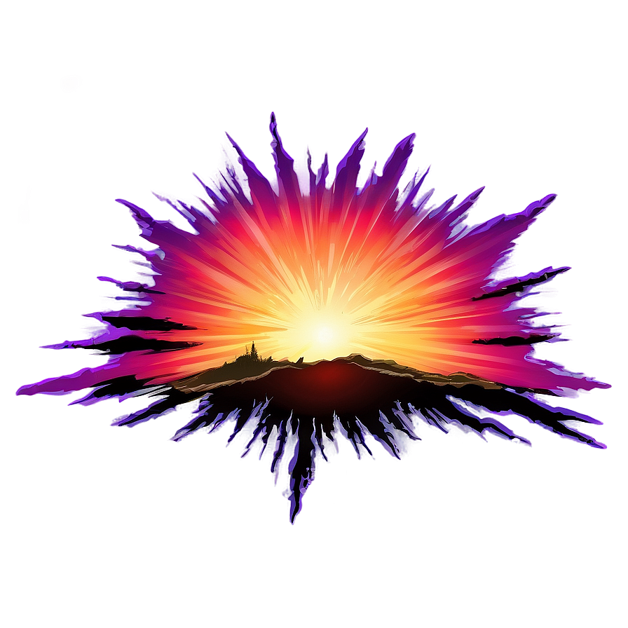 Sunrise Blast Background Png 06252024 PNG image