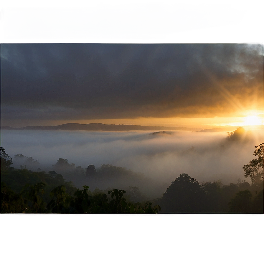 Sunrise Fog Png 70 PNG image