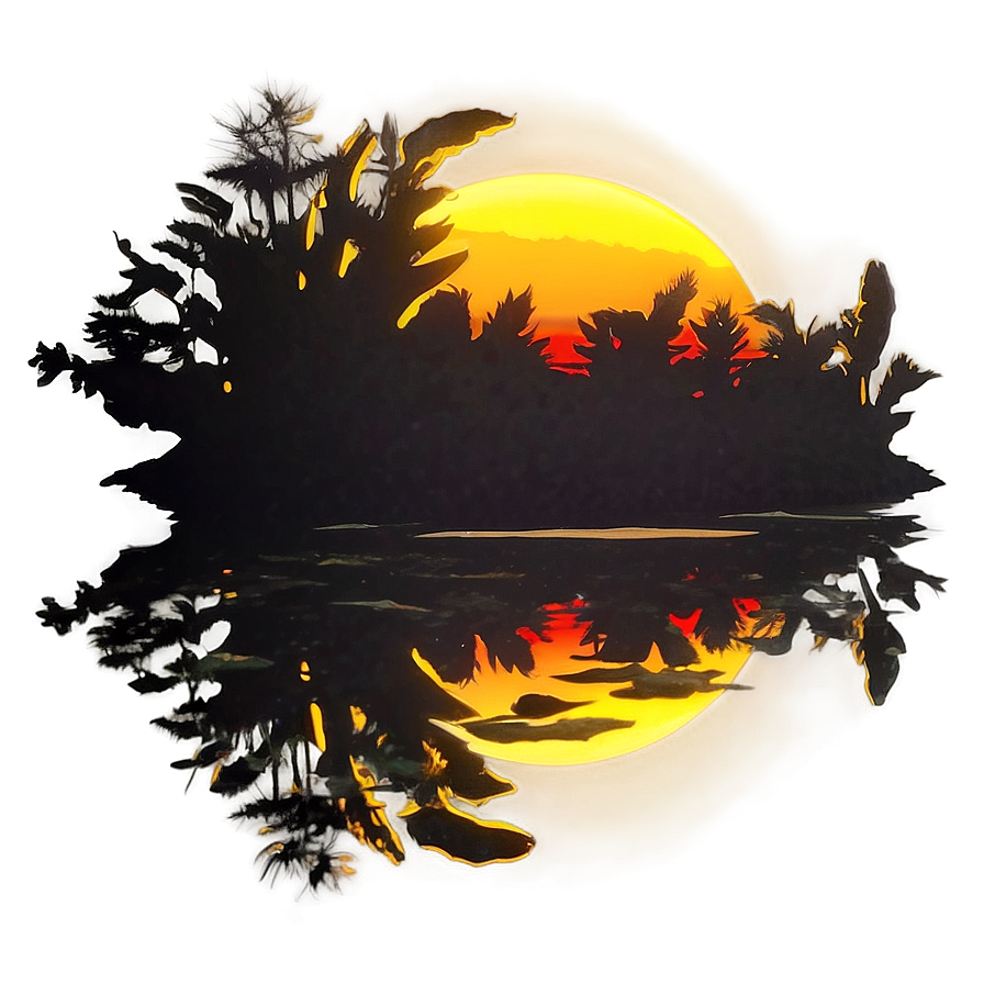 Sunrise Reflection Png 27 PNG image