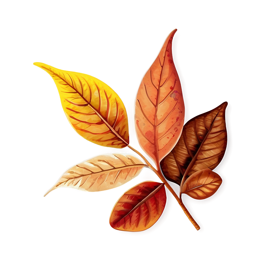 Sunset Autumn Leaves Png 05042024 PNG image