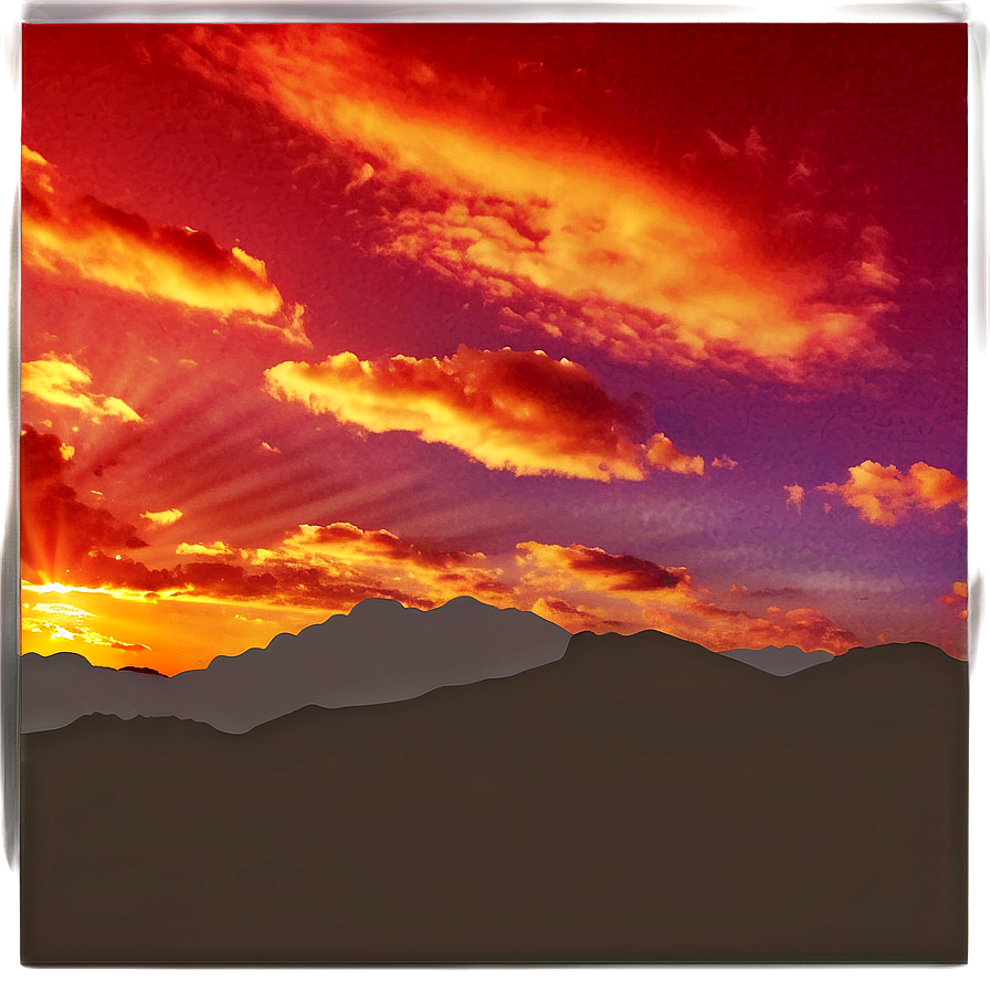 Sunset Clouds Silhouette Png 17 PNG image