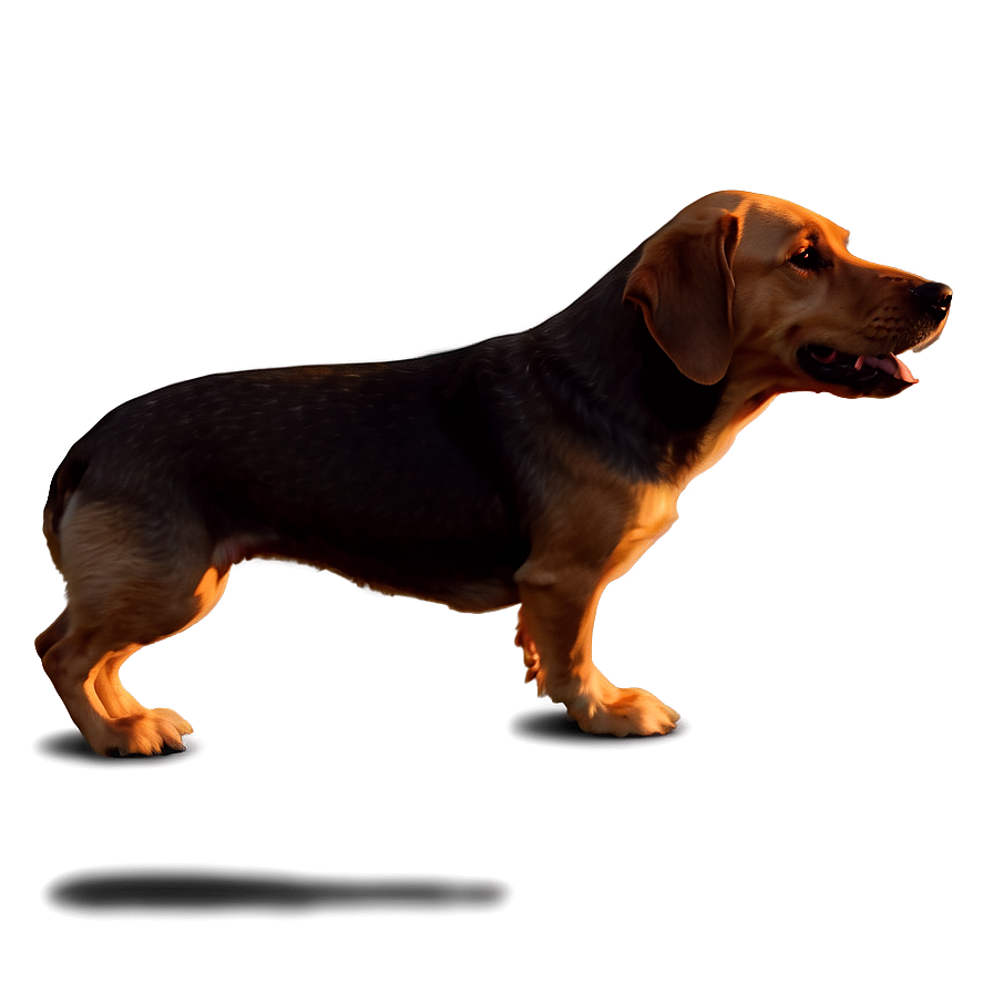 Sunset Dog Walk Png 30 PNG image