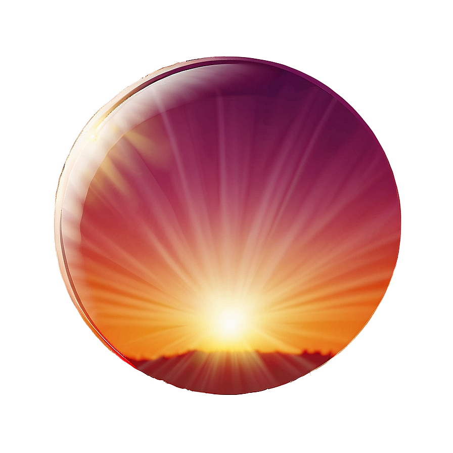 Sunset Flare Light Png 28 PNG image