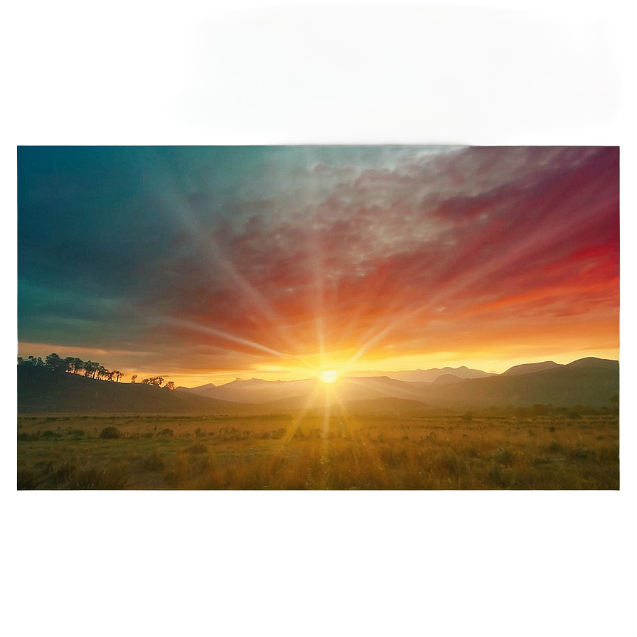 Sunset Glow Light Leak Overlay Png Nin68 PNG image