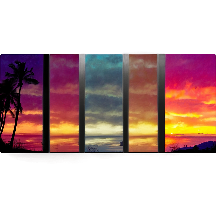 Sunset Glow Light Leak Overlay Png Spv PNG image