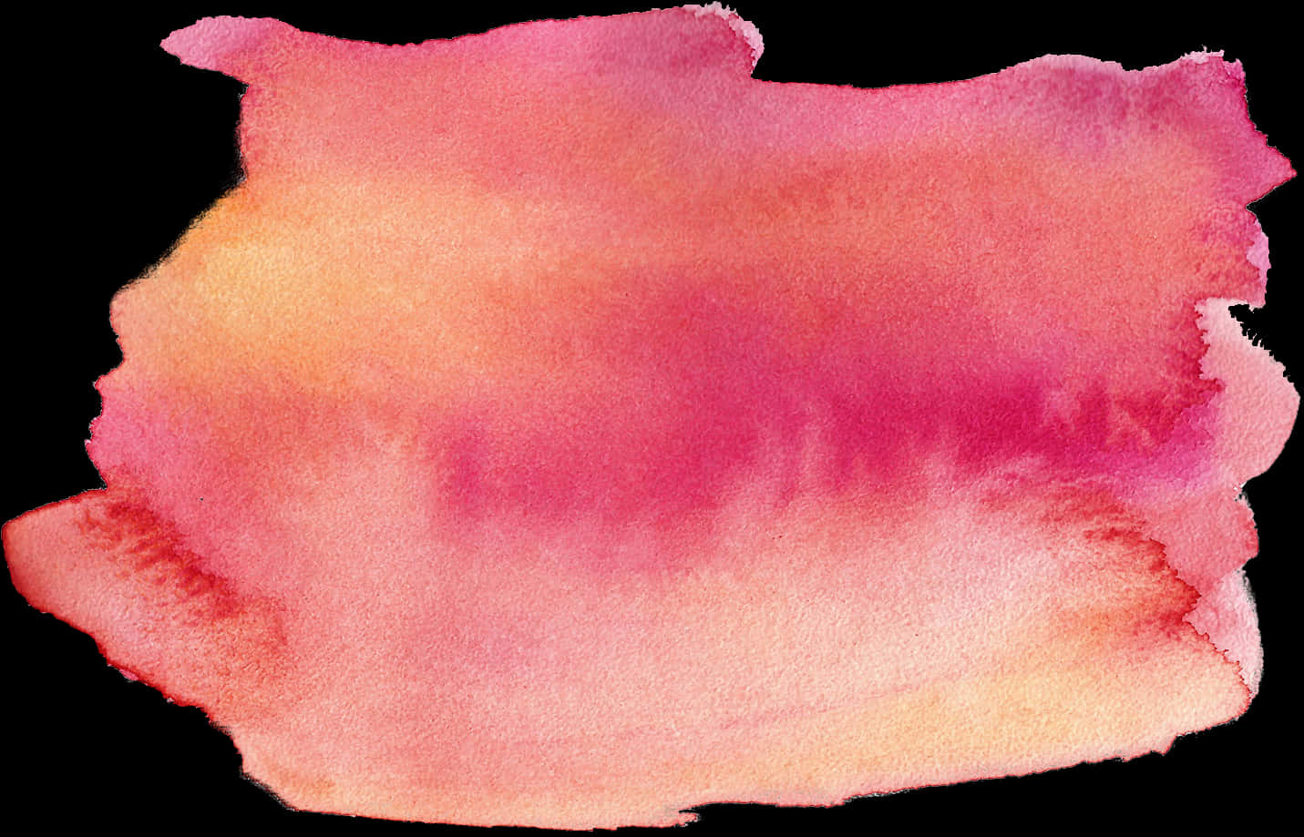 Sunset Gradient Watercolor Texture PNG image