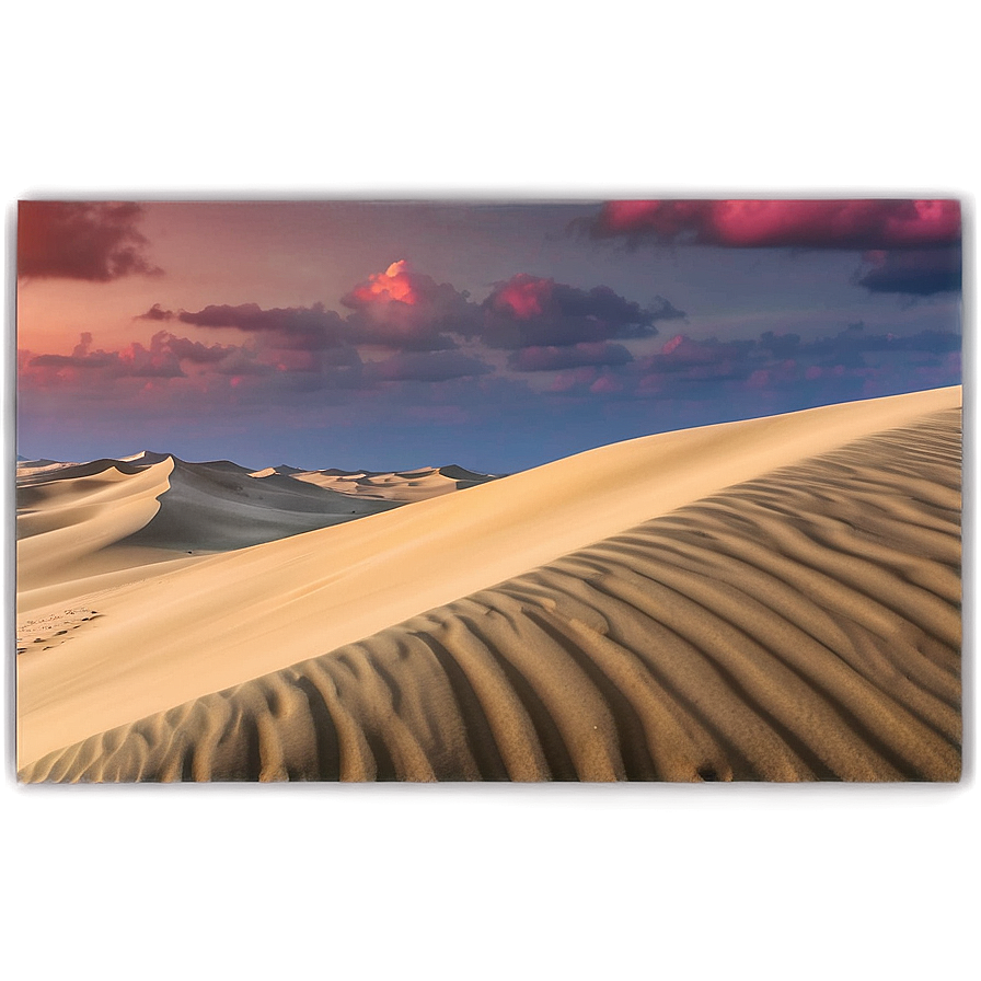 Sunset Over Sand Dunes Png 80 PNG image