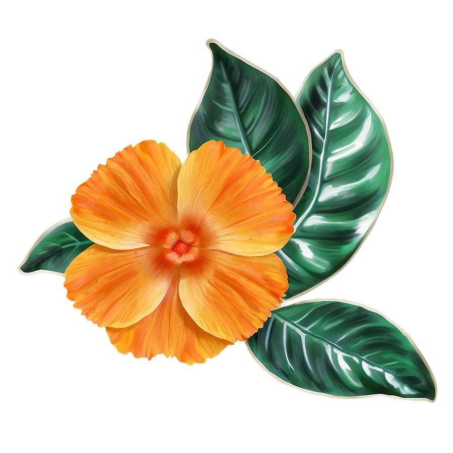 Sunshine Orange Petal Png 06122024 PNG image