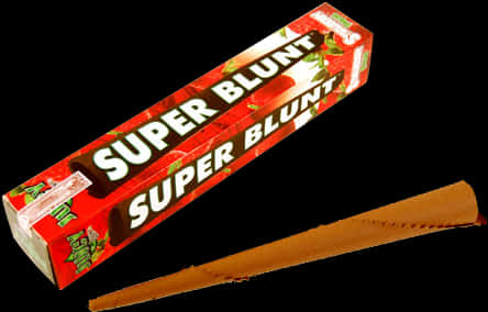 Super Blunt Packagingand Product PNG image