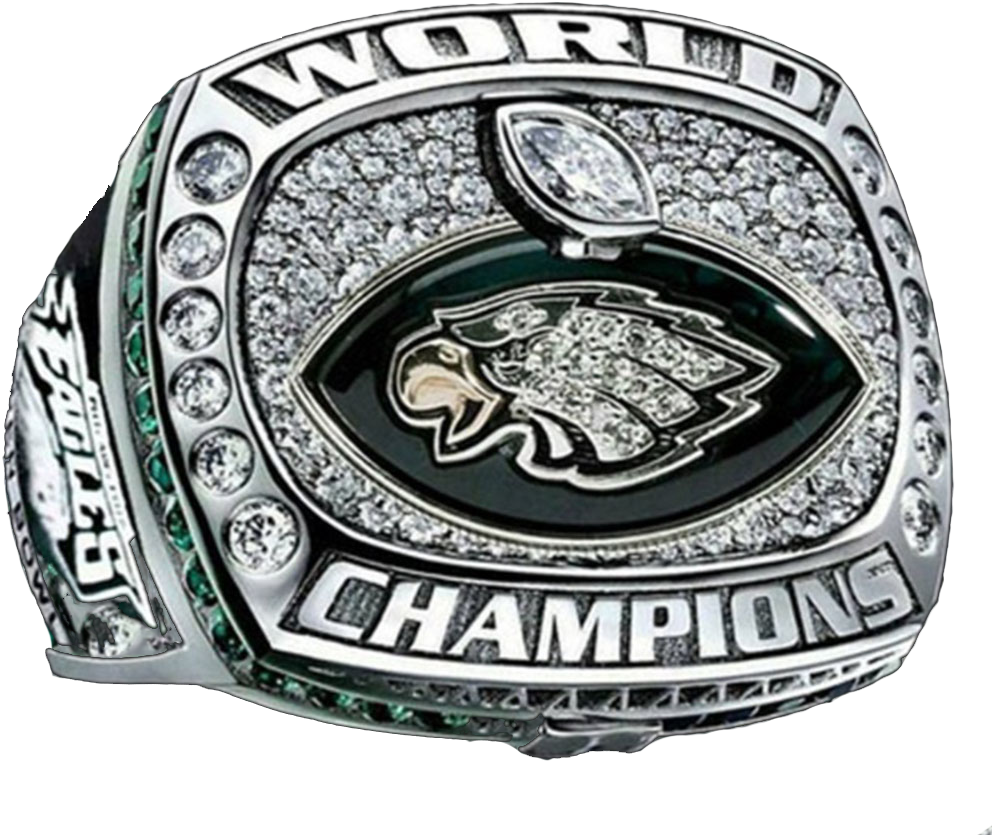 Super Bowl Championship Ring Eagles PNG image