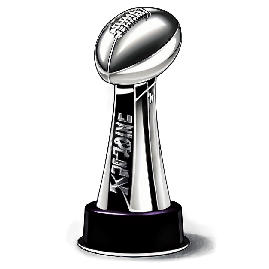 Super Bowl Trophy Celebration Png Xgw29 PNG image