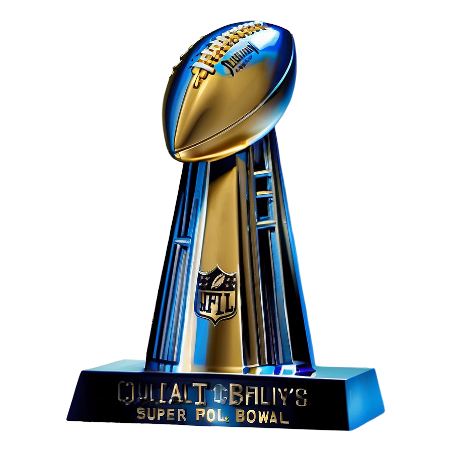 Super Bowl Trophy Replica Png Vqs65 PNG image