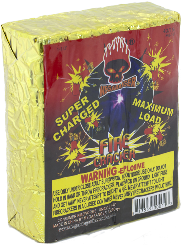 Super Charged Maximum Load Firecracker Pack PNG image