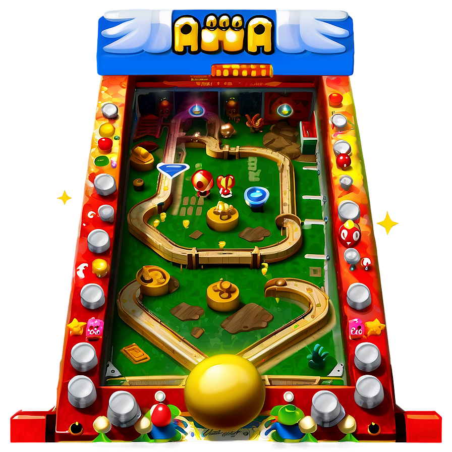 Super Mario Pinball Adventure Png Rxl PNG image