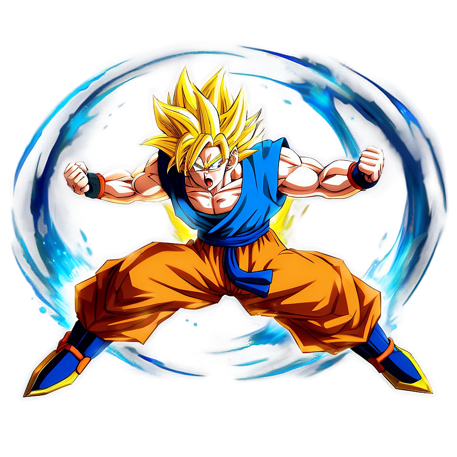 Super Saiyan 3 Goku Flying Png Bvb PNG image