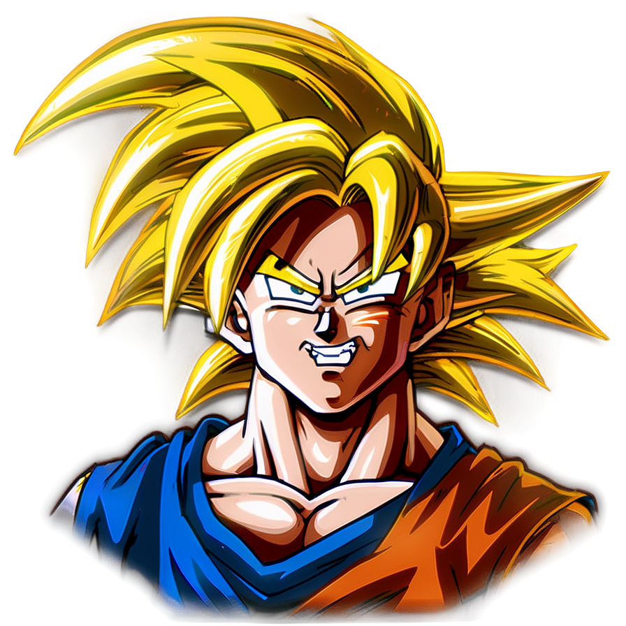 Super Saiyan 3 Goku In Space Png Byo96 PNG image