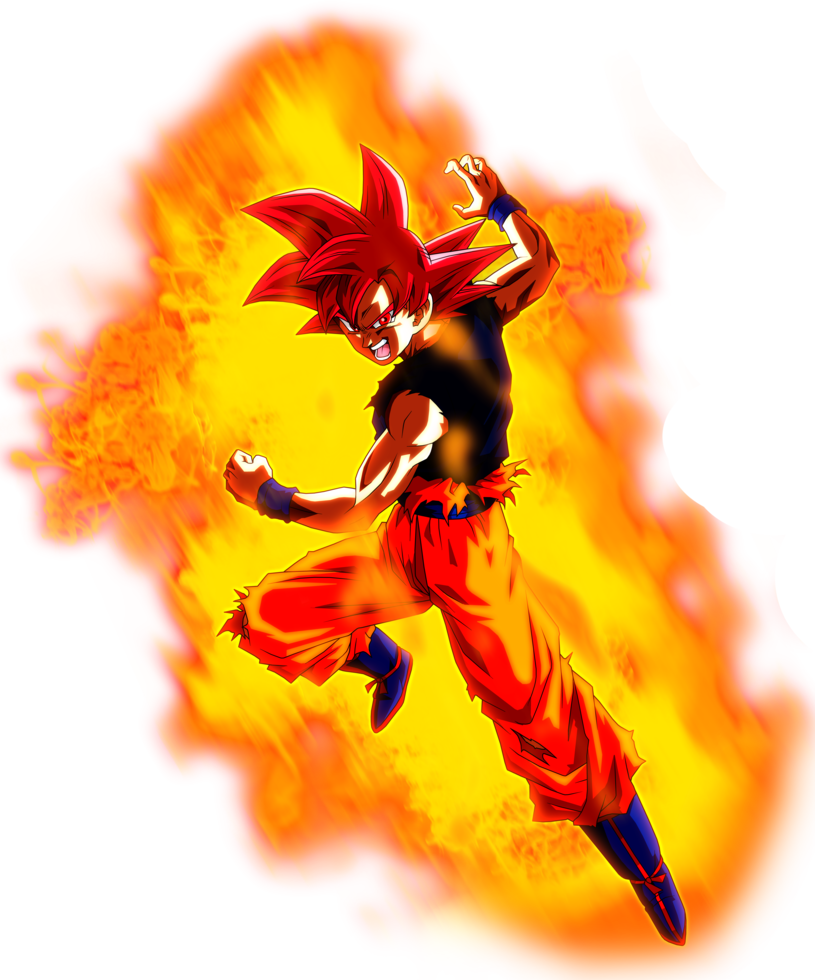 Super Saiyan Aura Flame PNG image