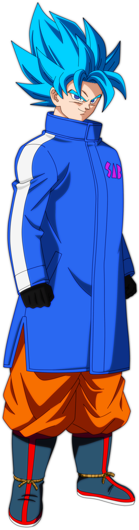 Super Saiyan Blue Gokuin Coat PNG image