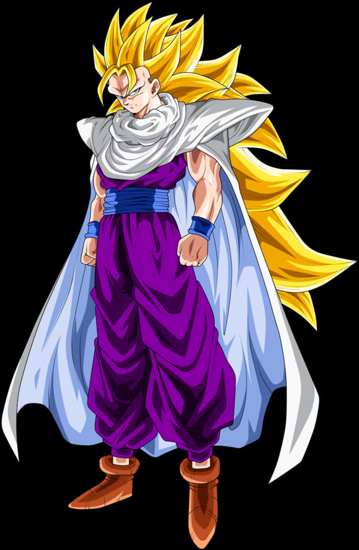 Super Saiyan Gohan Illustration PNG image