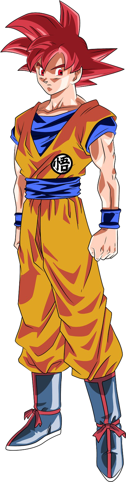 Super Saiyan Goku Stance PNG image