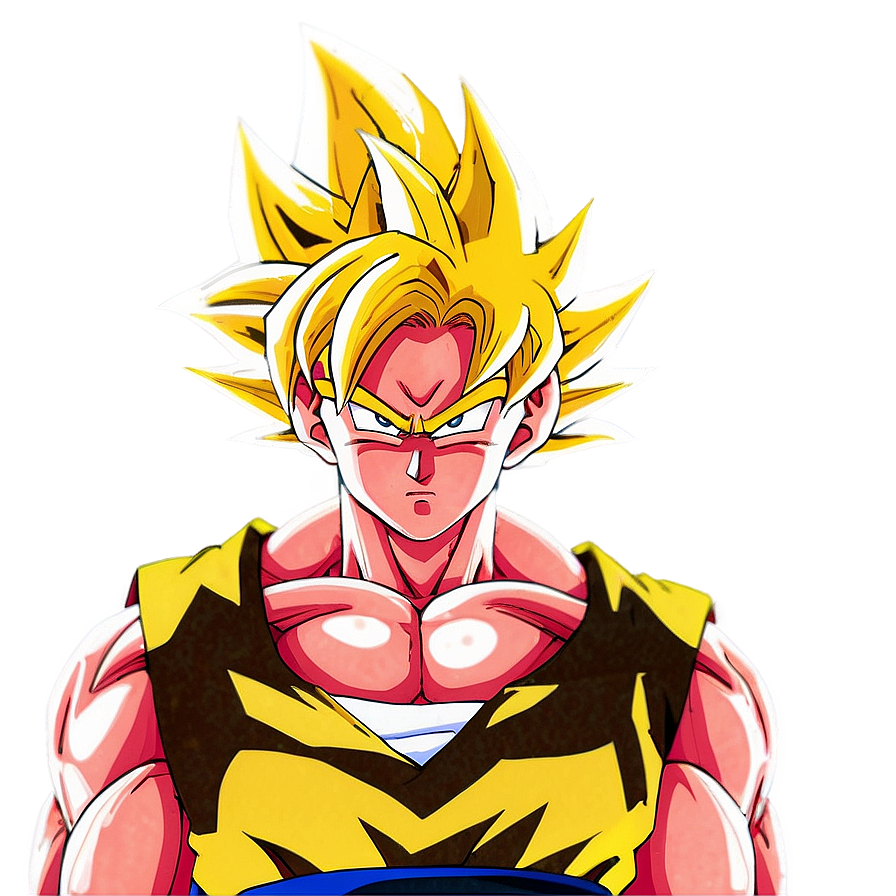 Super Saiyan Level 3 Goku Png Ons PNG image