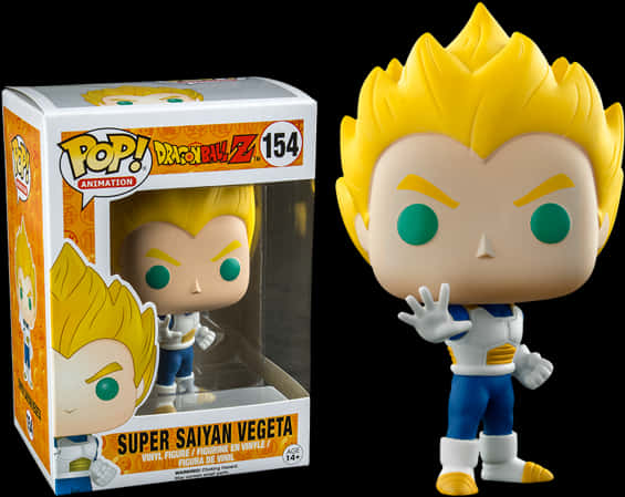 Super Saiyan Vegeta Funko Pop PNG image